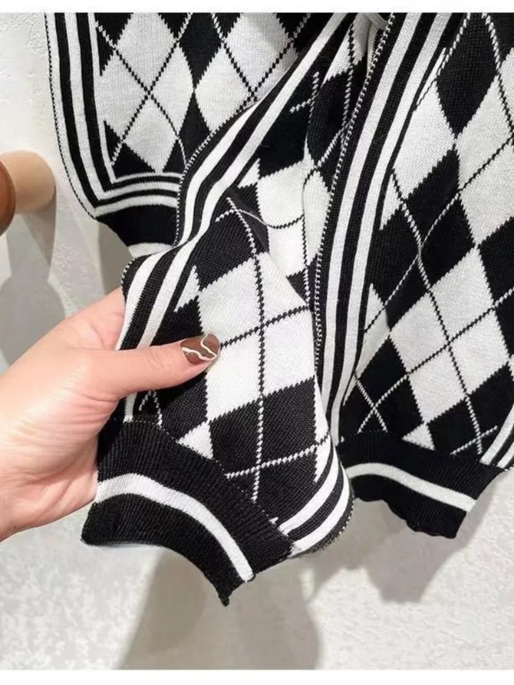 Sweater Knit Shawl Wrap Poncho Cape with Sleeves - Travel Casual